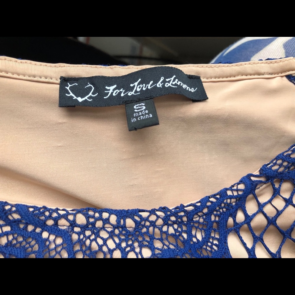NWOT For Love and Lemons Grace Set Lace Top Skirt - Picture 4 of 7